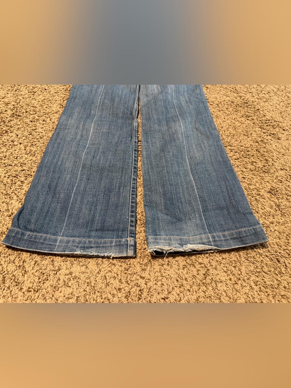 7 for All Mankind DOJO Light Blue Denim Jeans, SIZE 28 - Picture 12 of 13